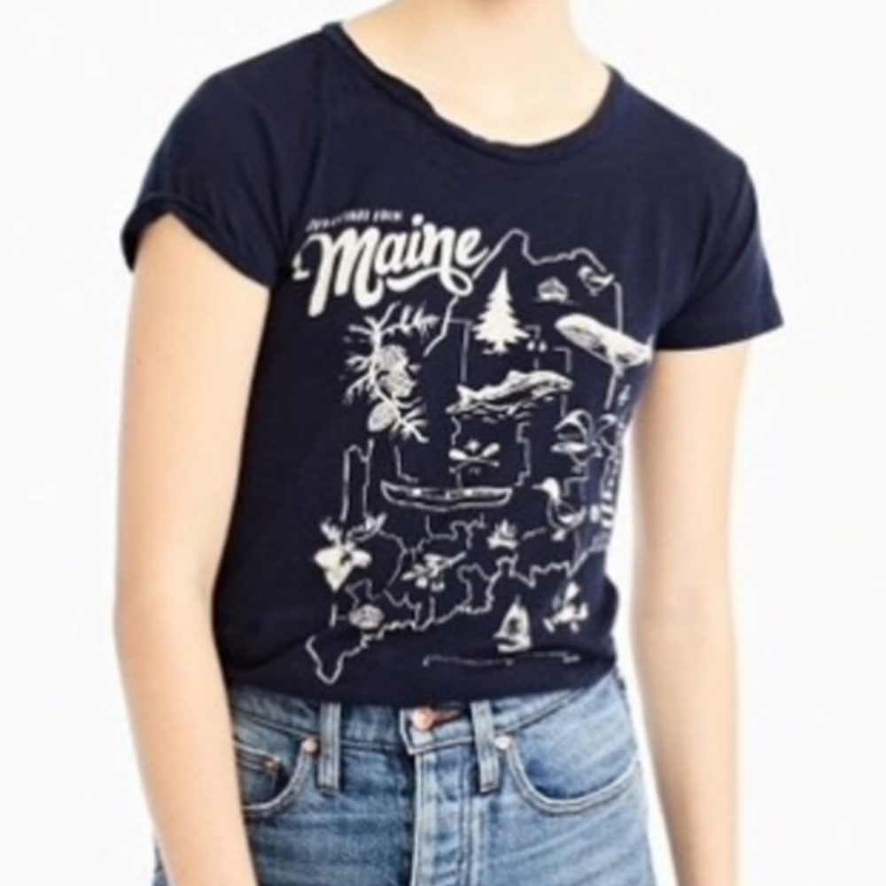 J. Crew Maine Collectible Destination Tee - XS